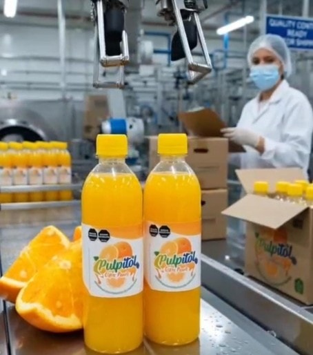 Línea de producción Pulpitol con control de calidad